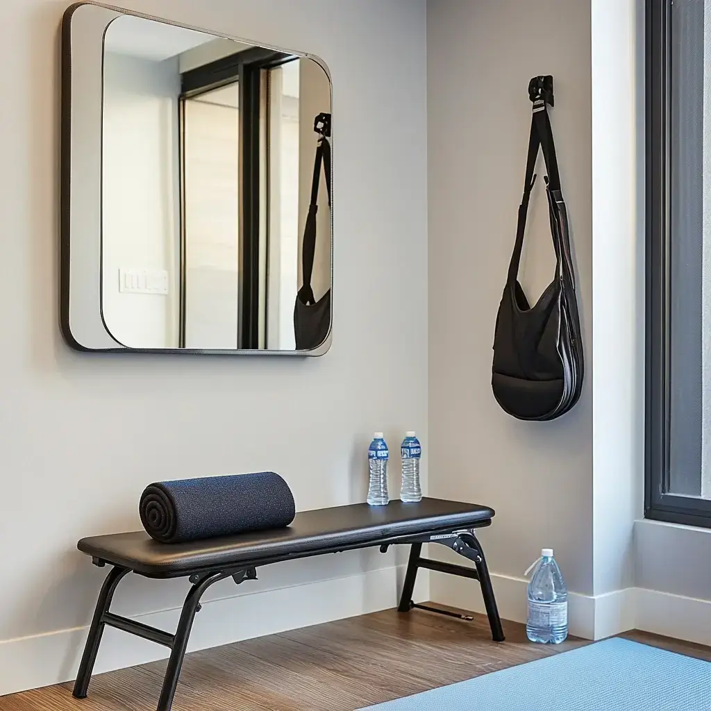 A compact home gym setup, showing is a smart gym worth it.